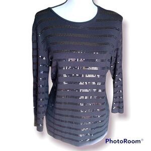 Emma James sequin top size medium